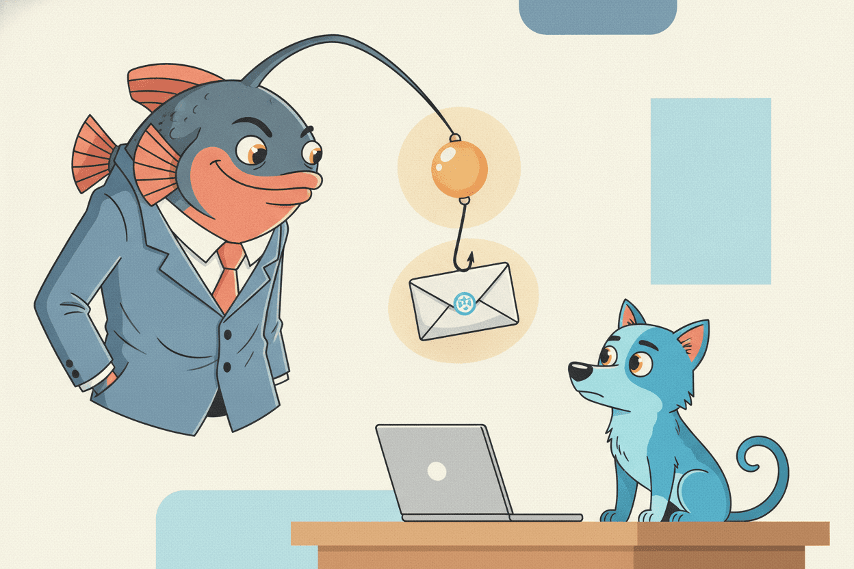 Illustration for: How to Spot Fake ATO Email Scams This Tax Time